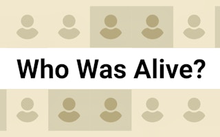 Who Was Alive? game cover