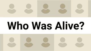 Who Was Alive? game cover