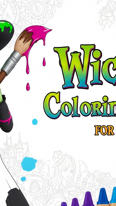 Wicked Coloring Book for Kids