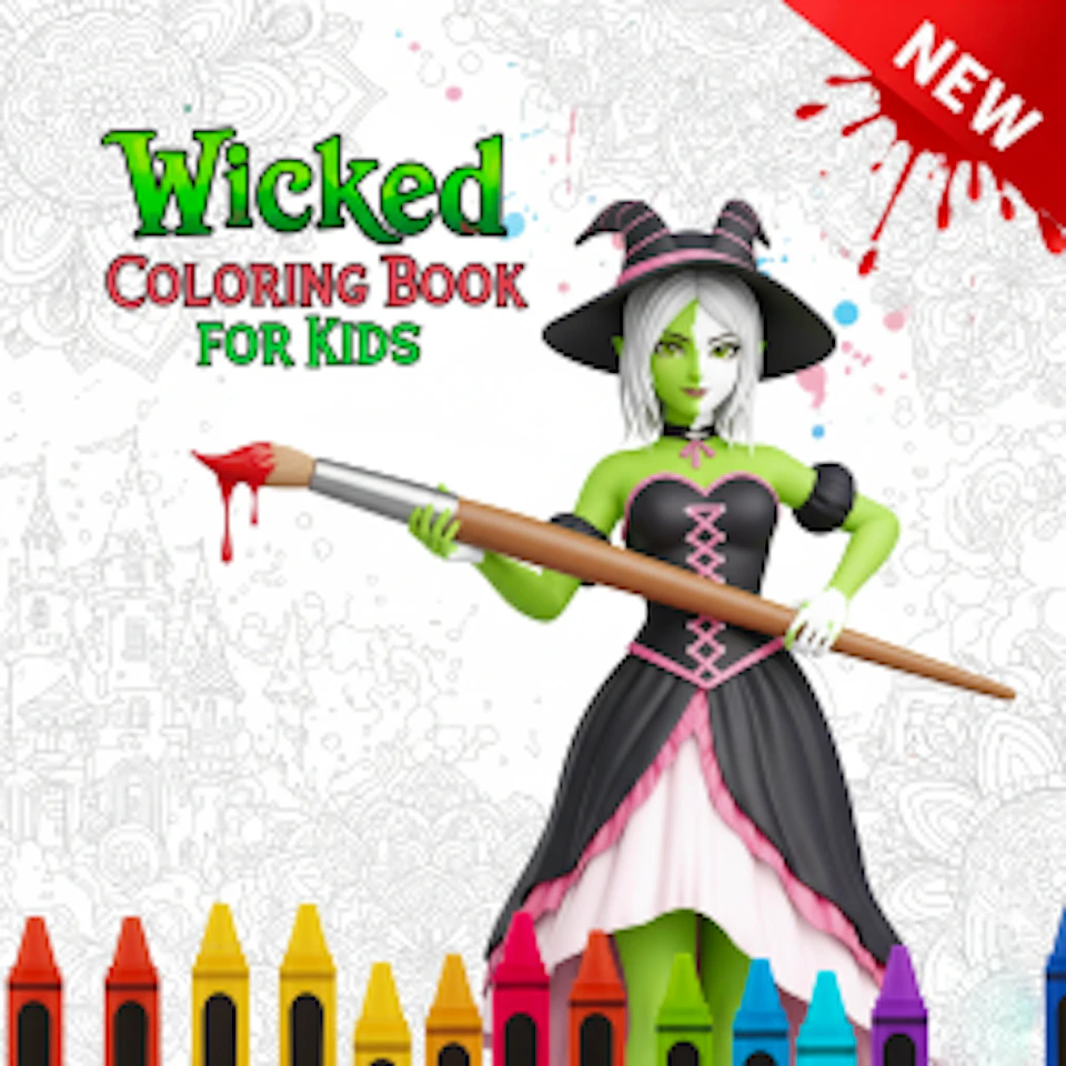 Play Wicked Coloring Book for Kids — Free Casual Game Online
