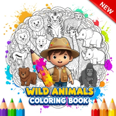 Wild Animals Coloring Book By Gamepix