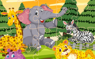 Wild Animals Jigsaw game cover
