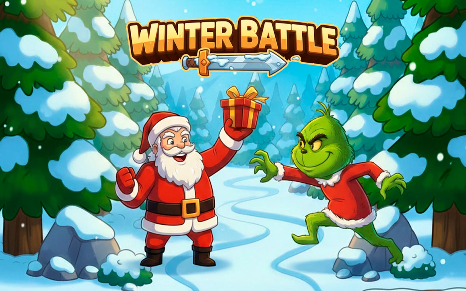 Winter Battle — free online two player game on Glaze Games