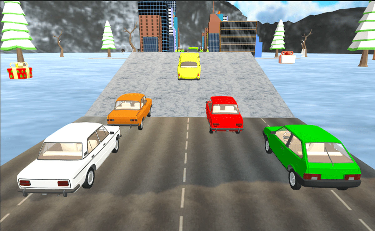 Play Winter Car Jumps — free online Racing game