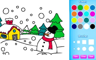 Winter Coloring Book