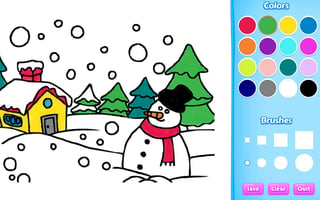 Winter Coloring Book game cover