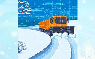 Winter Trucks Jigsaw game cover