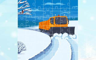 Winter Trucks Jigsaw game cover
