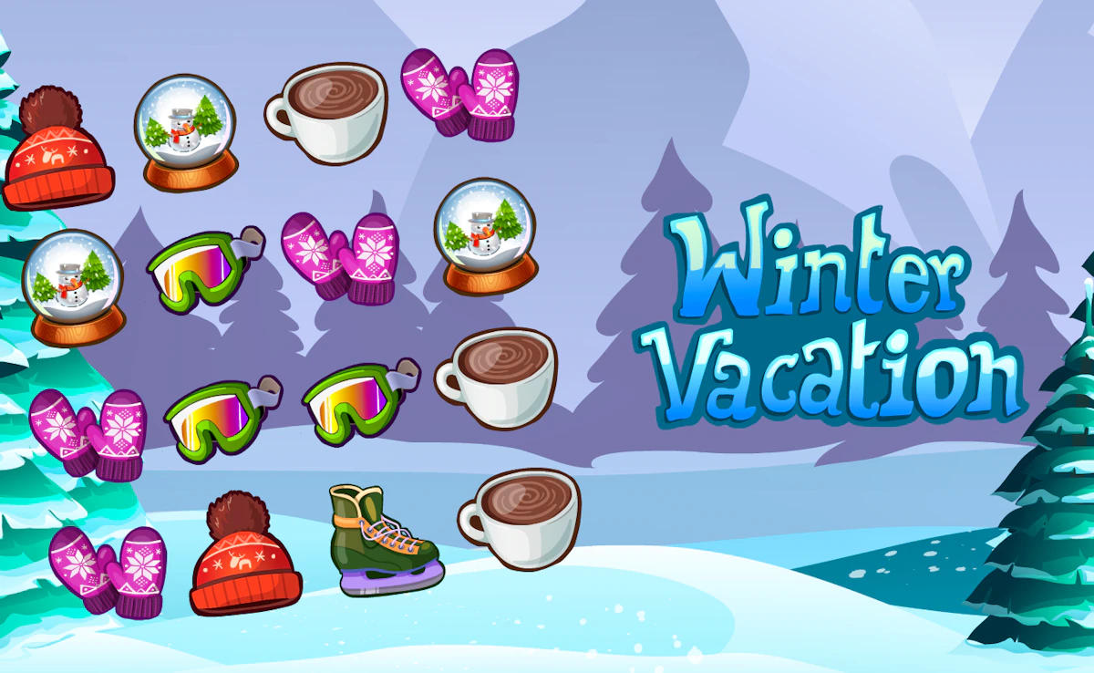Play Winter Vacation — free online Match 3 game