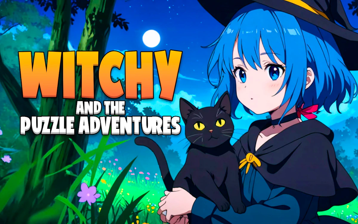 Play Witchy and the Puzzle Adventures — free online Puzzle game