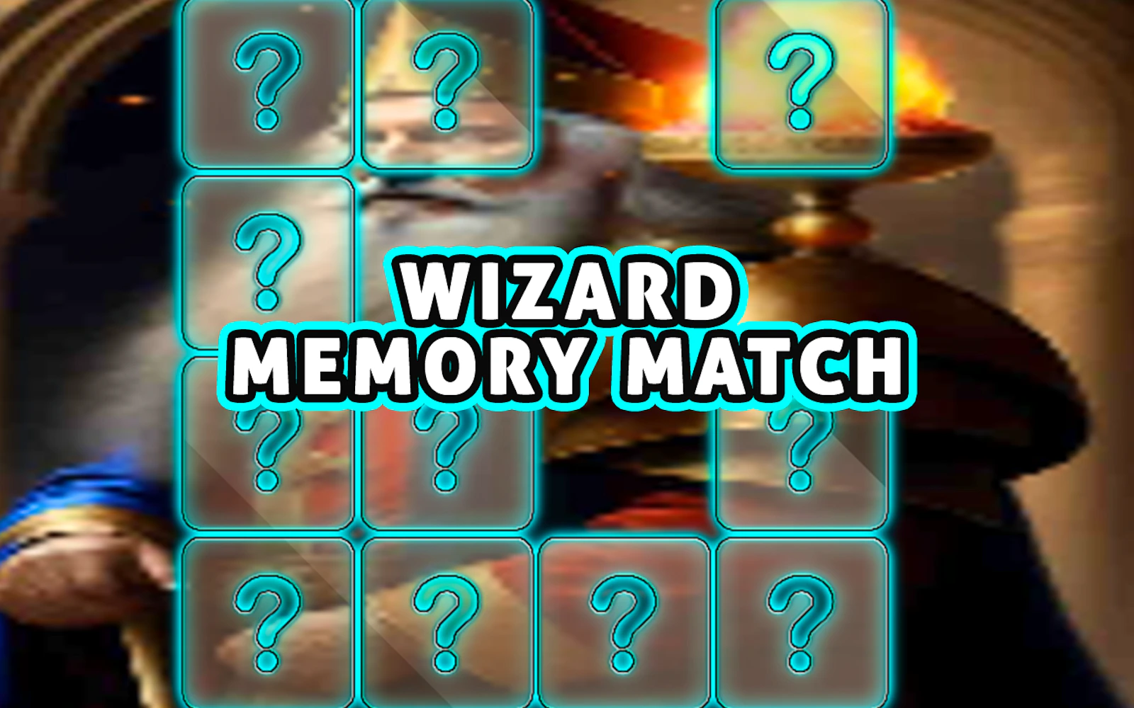 Wizard Memory Match — free online thinky game on Glaze Games