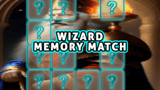 Wizard Memory Match game cover