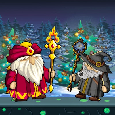 Wizard Santa Jump By Gamepix