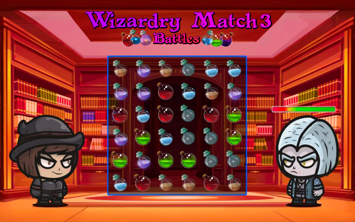 Play Wizardry Match 3 — free online Match 3 game