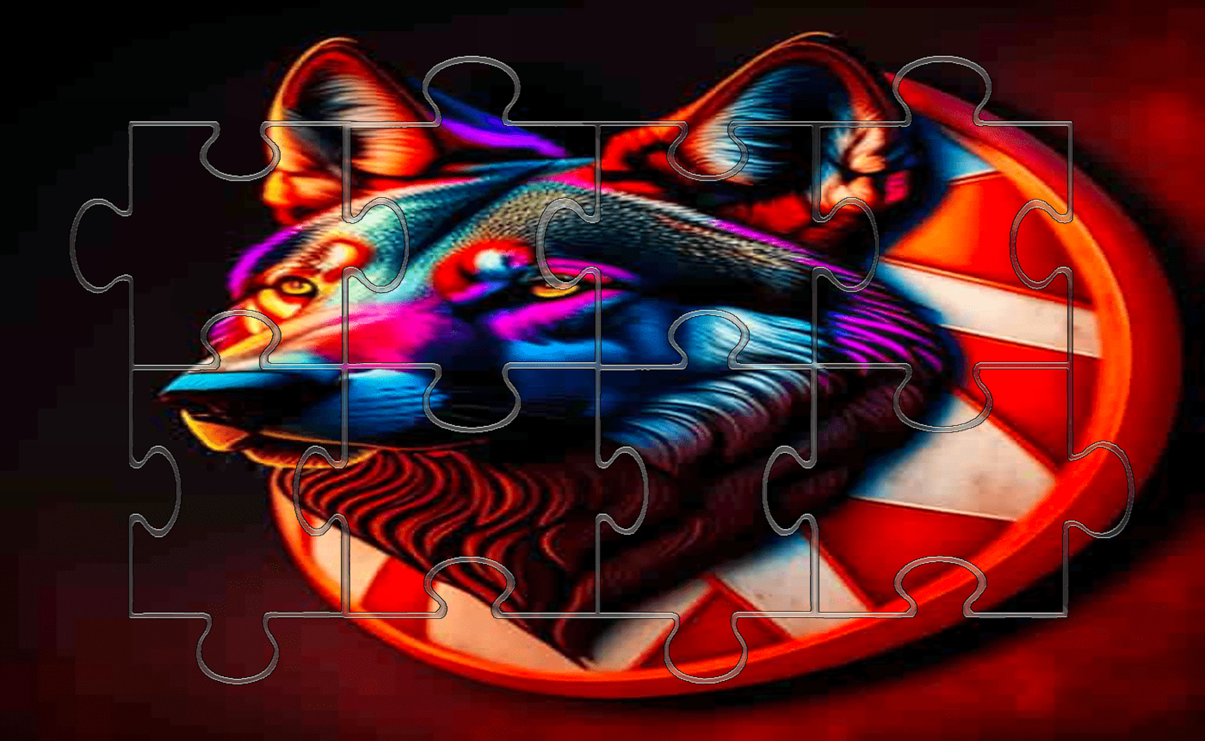 Wolf Tile Block Puzzle