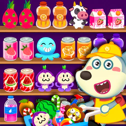 Wolfoo Supermarket Sort