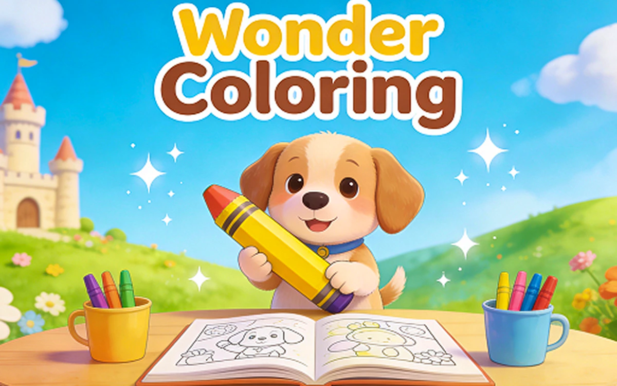 Play Wonder Coloring — free online Coloring game