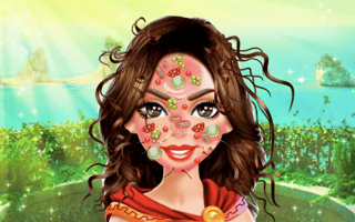 Wonder Woman Face Care And Make Up game cover
