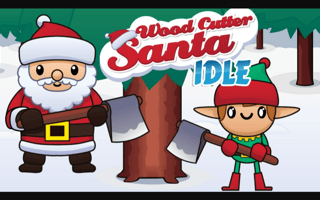Wood Cutter Santa Idle game cover
