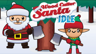 Wood Cutter Santa Idle