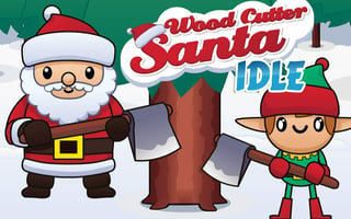 Wood Cutter Santa Idle game cover