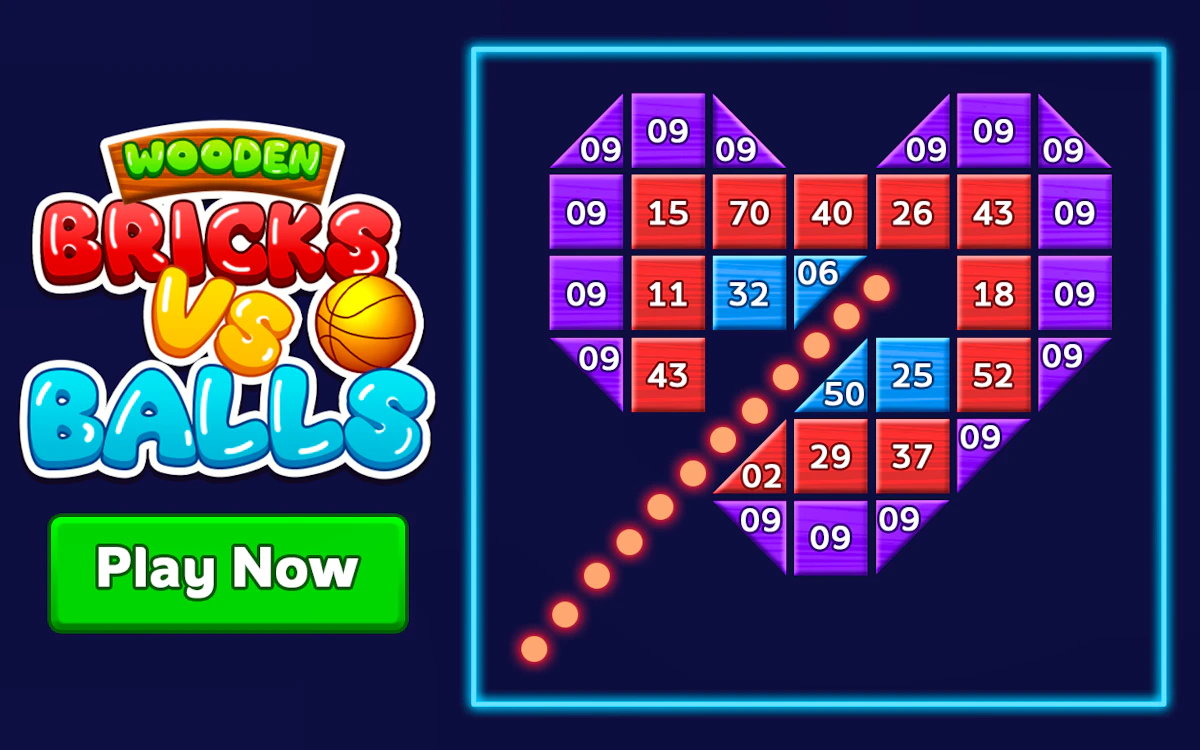 Play Wooden Bricks Vs Balls — free online Ball game