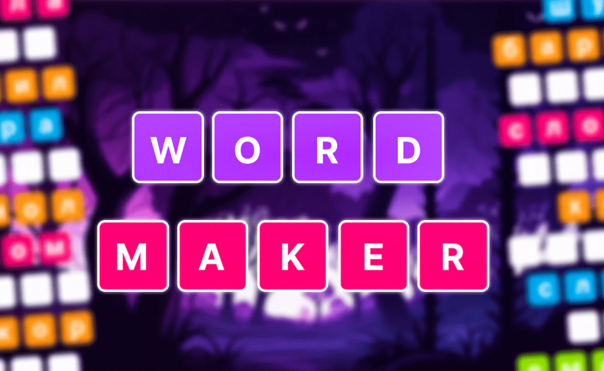 Play Word Maker — free online Arcade game