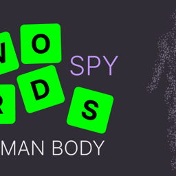 Words Spy Human body Online puzzle Games on taptohit.com