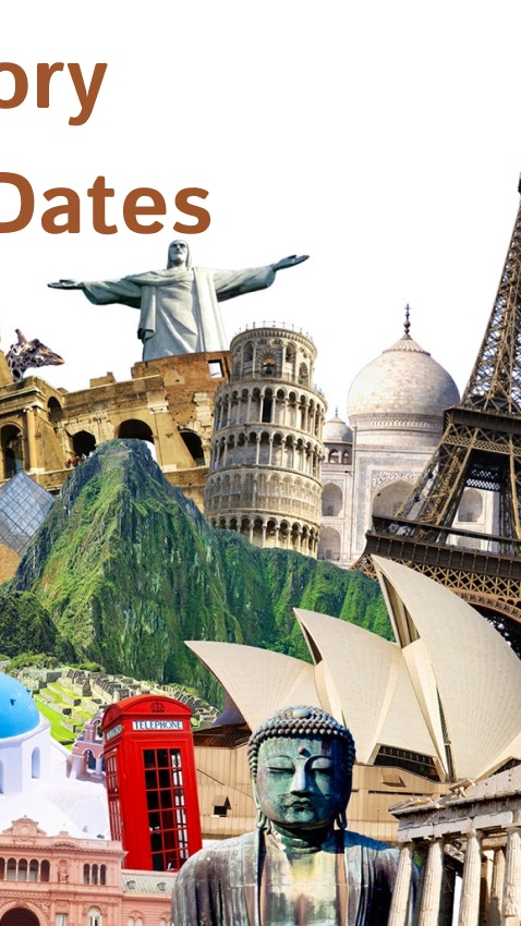World History Important Dates