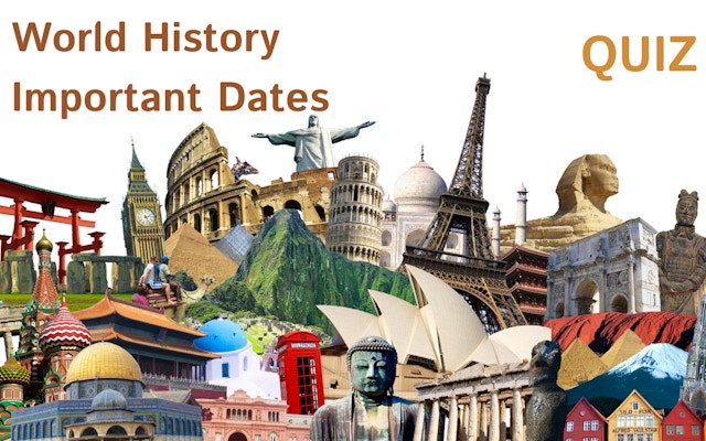 World History Important Dates