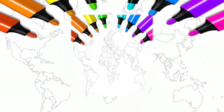 World Map Coloring For Kids thumbnail