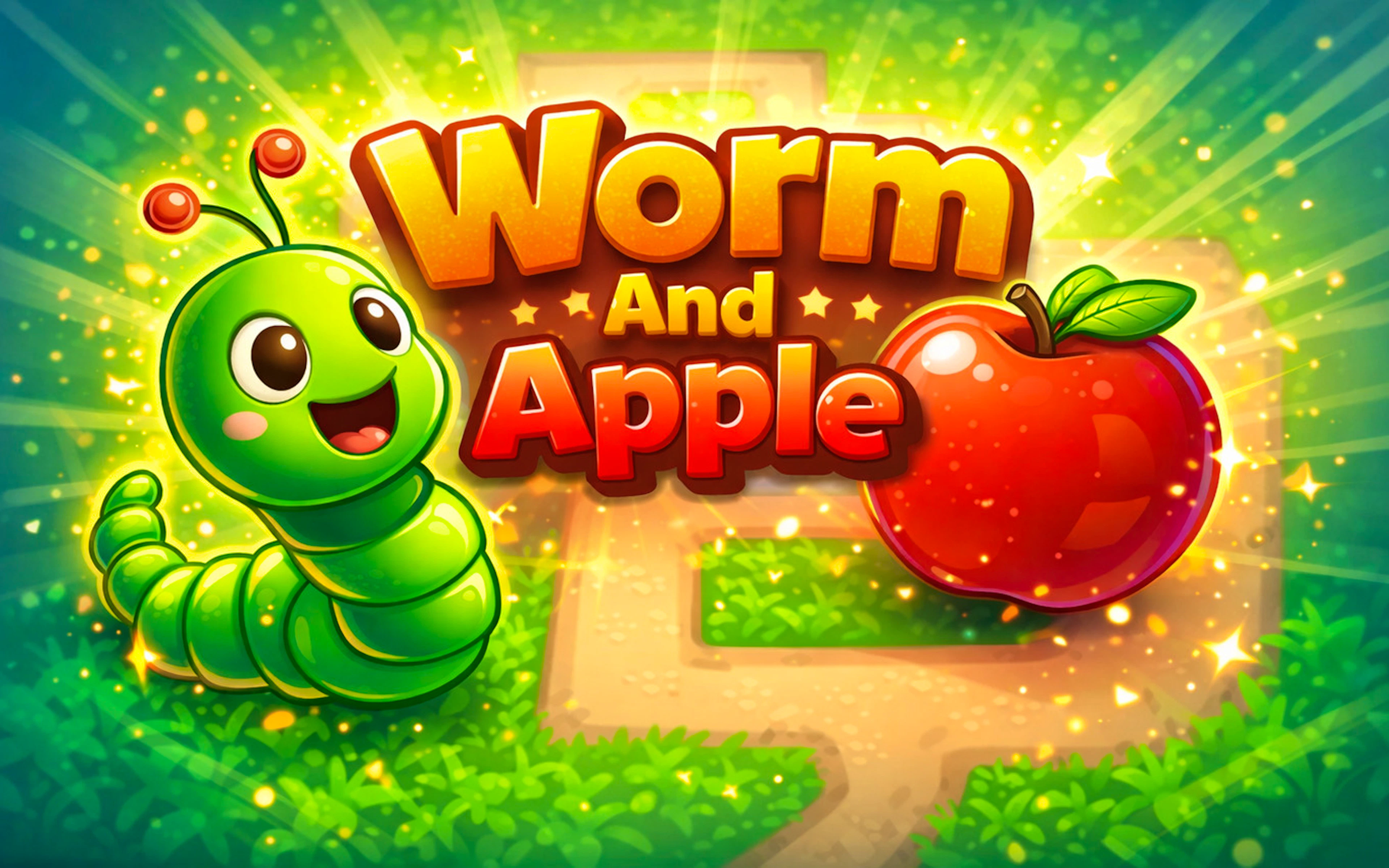 Worm and Apple