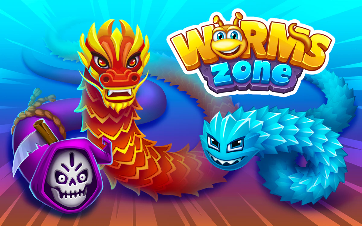 Play Worms Zone — free online Snake game