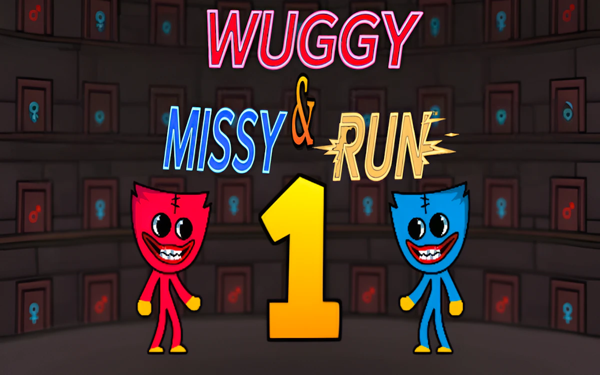 Play Wuggy & Missy Run — free online Two Player game