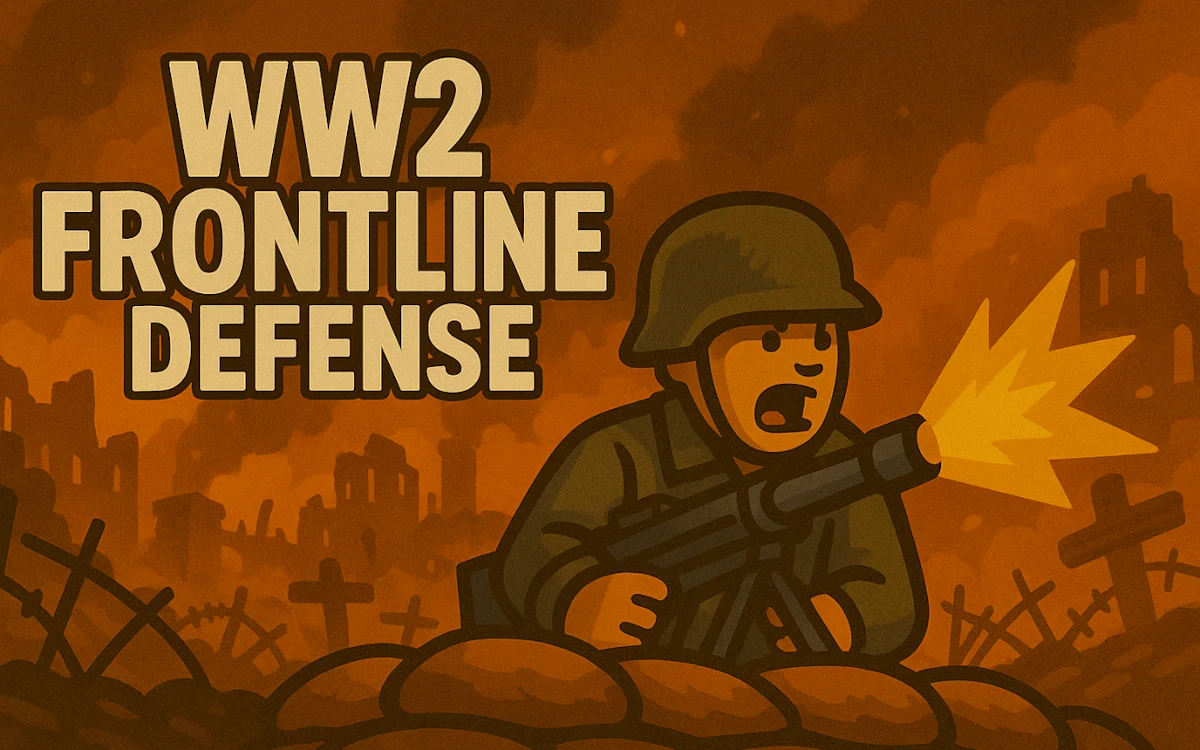 Play WW2 Frontline Defense — free online War game