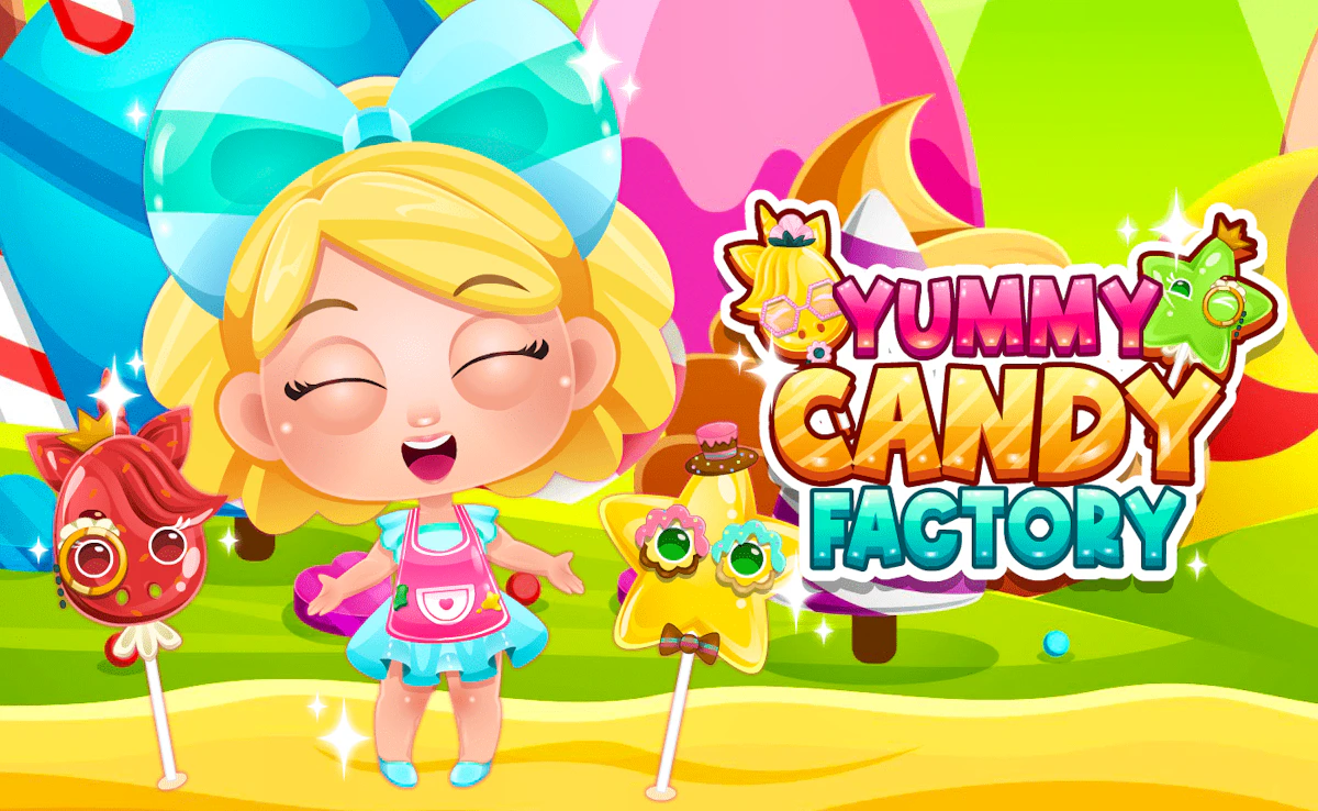 Play Yummy Candy Factory — free online Kids game