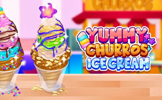 Glace aux Churros Délicieuse