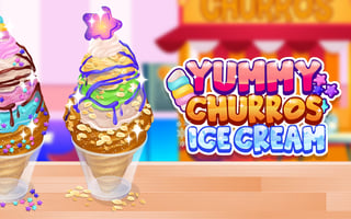 Yummy Churros Ice Cream game cover