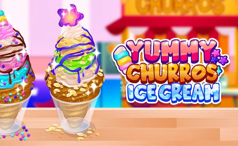 Yummy Churros Ice Cream game preview