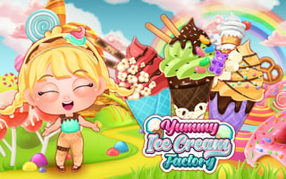 Yummy Ice Cream Factory game cover