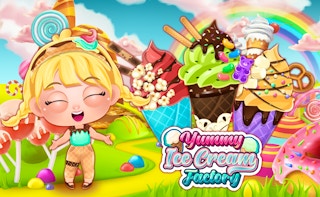 Yummy Ice Cream Factory game cover