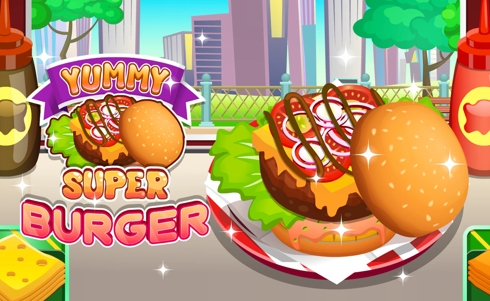 Yummy Super Burger — free online casual game on Glaze Games