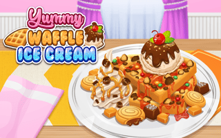 Yummy Waffle Ice Cream game cover