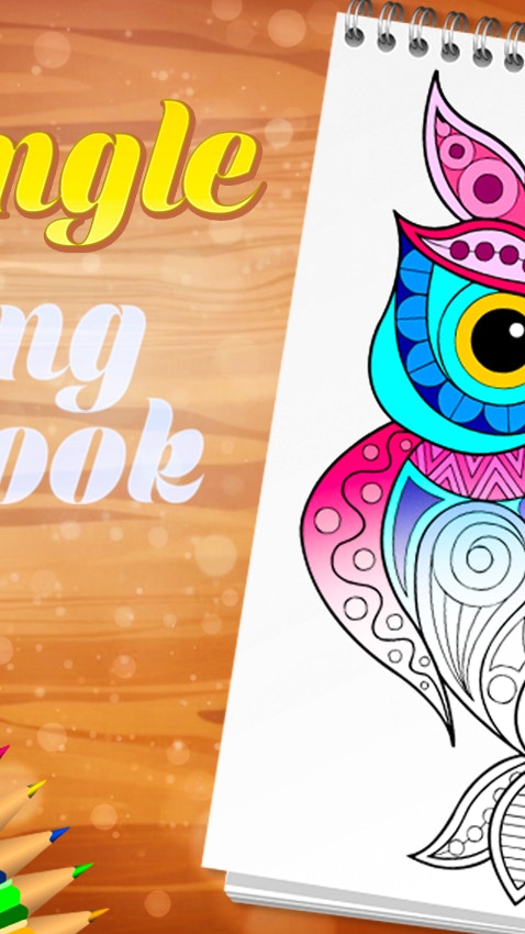 Zentangle Coloring Book