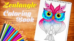 Zentangle Coloring Book