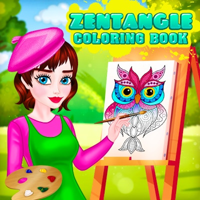 Zentangle Coloring Book By Gamepix