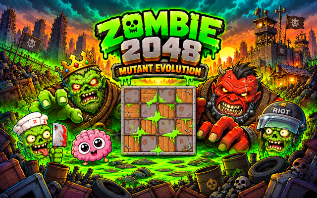 Zombie 2048: Mutant Evolution