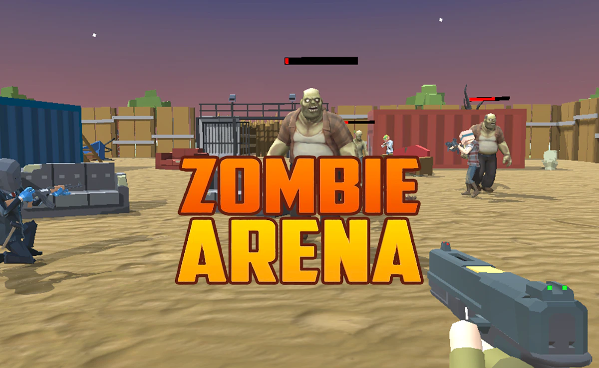 Play Zombie Arena — free online Shooter game