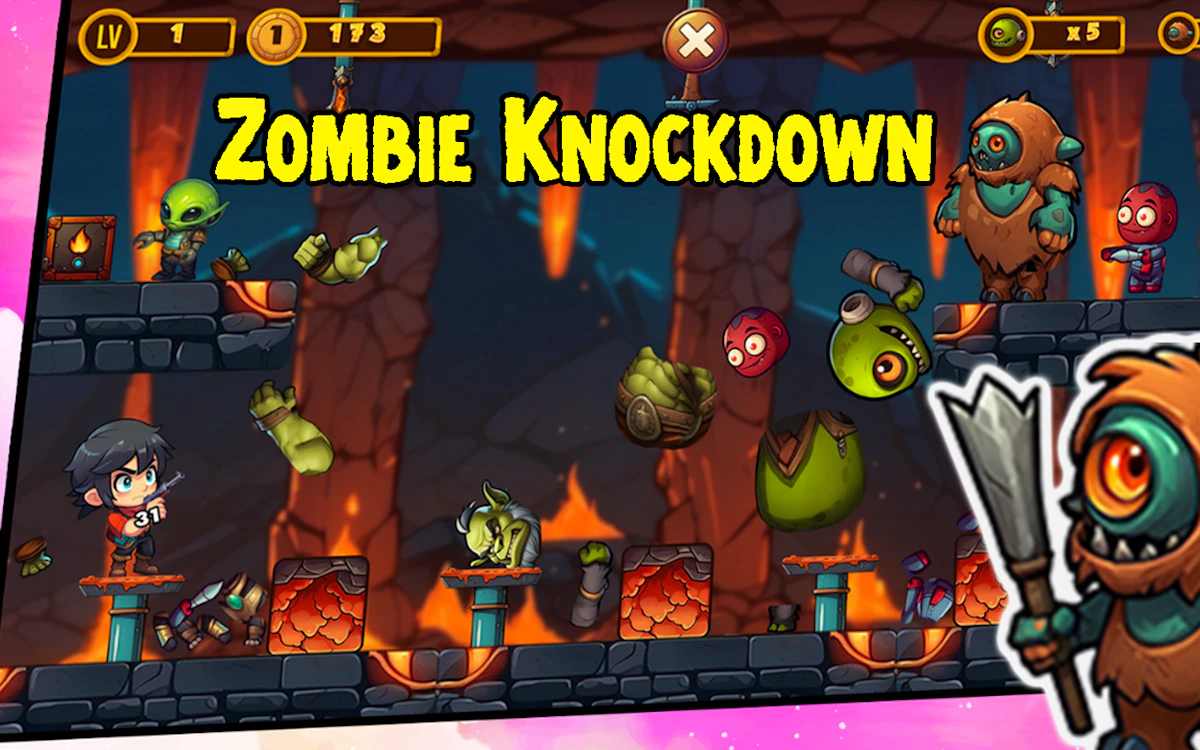 Play Zombie Knockdown — free online Zombie game