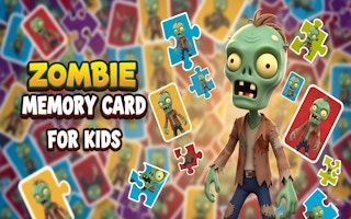 Zombie Memory Card For Kids